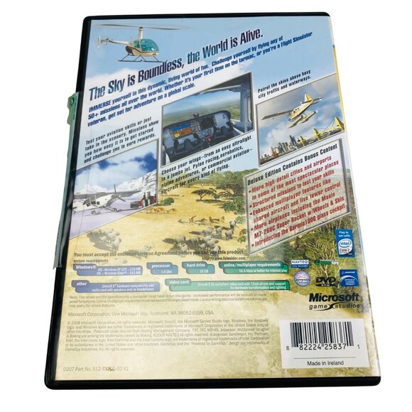 Microsoft Flight Simulator X Deluxe Edition PC Dvd Complete 2006 Excellent C. - Picture 3 of 3